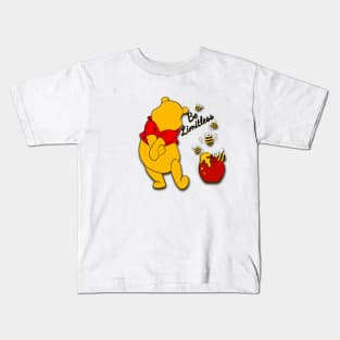 Anthropomorphic Teddy Bear Happy Kids T-Shirt